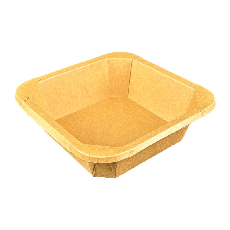 Siegelschale Rechteckig aus Kraftpapier 650ml