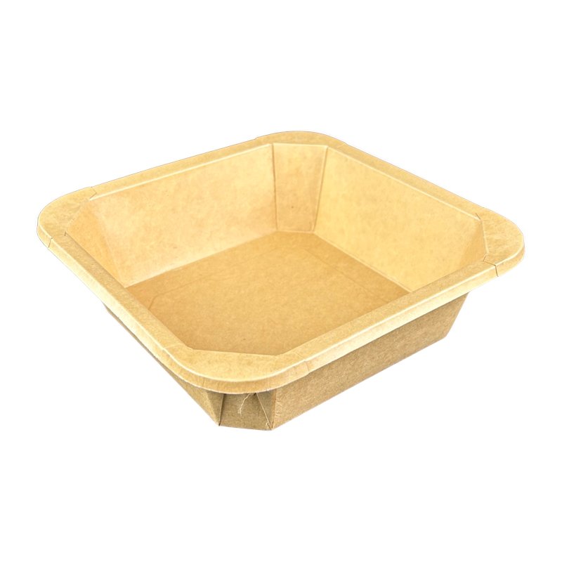 Siegelschale Rechteckig aus Kraftpapier 1000ml