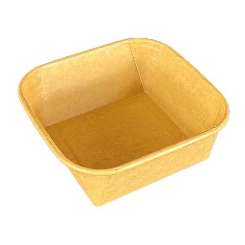 500ml Kartonschale quadratisch, 128x128mm