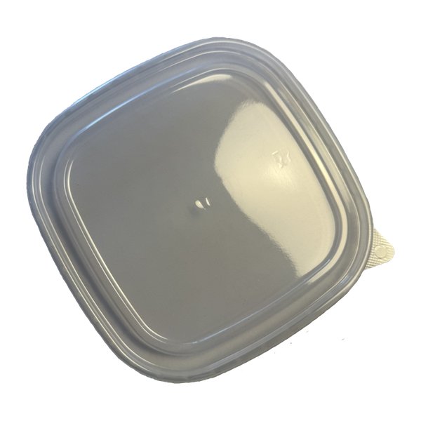PP-Deckel für Kartonschalen quadratisch 750/1000ml, 175x175mm