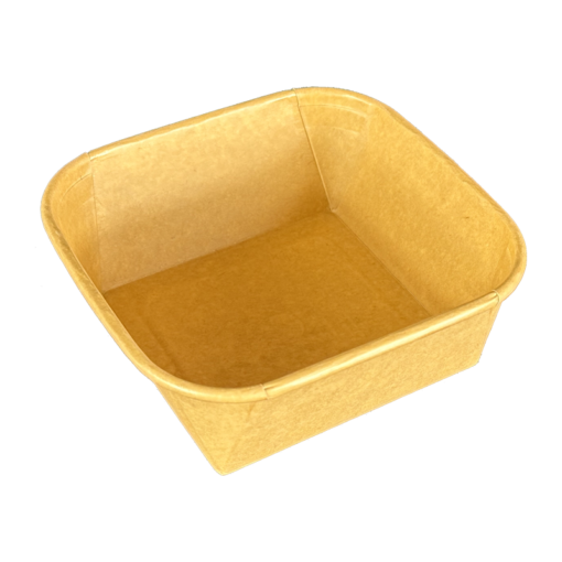 500ml Kartonschale quadratisch, 128x128mm (300 Stück)