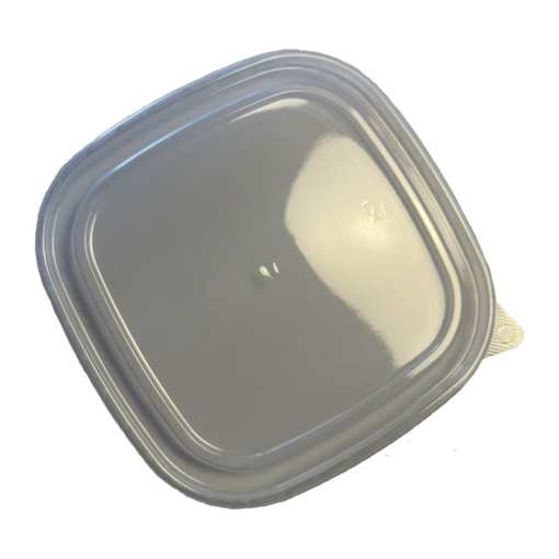 PP-Deckel für Kartonschalen quadratisch 750/1000ml, 175x175mm (300 Stück)